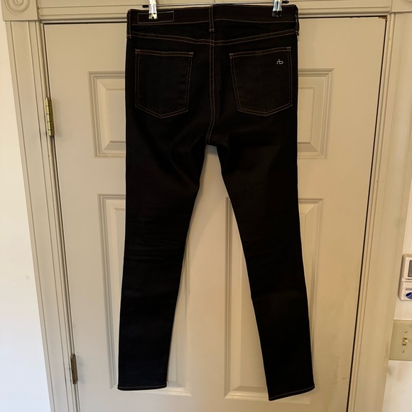 EUC women’s rag & bone dark wash skinny jeans, size 28 - Picture 7 of 8